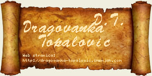 Dragovanka Topalović vizit kartica